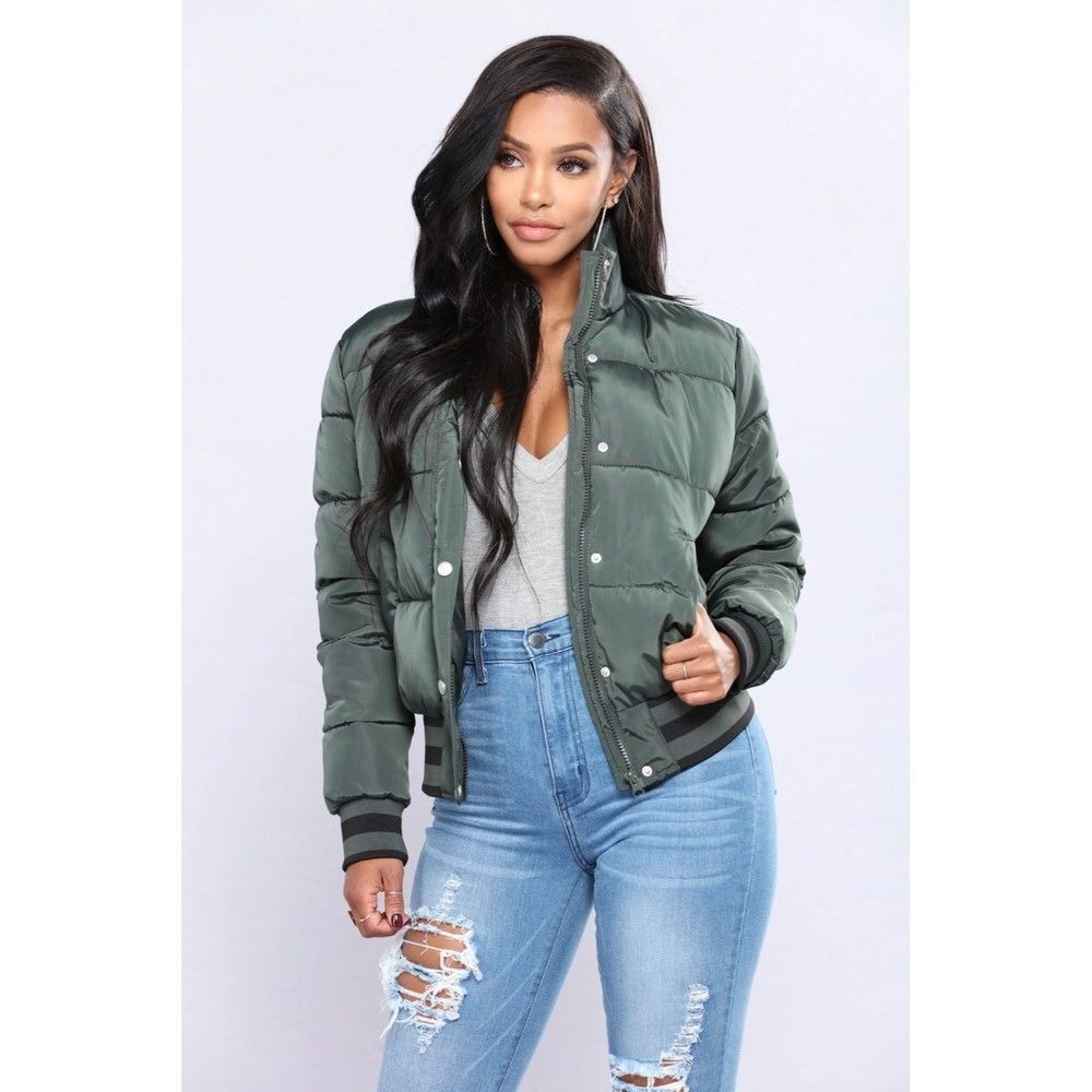 Green Puffer Jacket